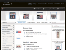 Tablet Screenshot of francobolli-per-collezione.com